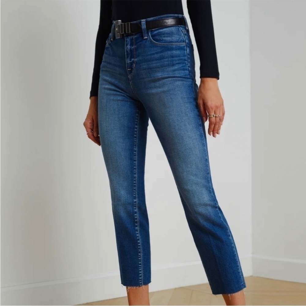 EUC L'AGENCE Sada High Rise Crop Jeans
Size 30